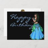Carte Postale Lacy Belly Dancer (Devant / Derrière)