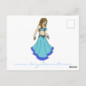 Carte Postale Lacy Belly Dancer (Dos)