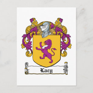 Carte Postale Lacy Family Crest