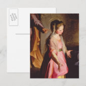 Carte Postale L'adoration de l'enfant, 1597 (Devant / Derrière)