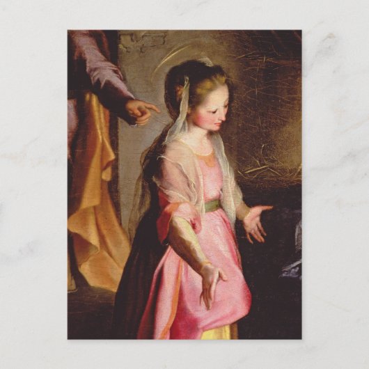 Carte Postale L'adoration de l'enfant, 1597 (Devant)