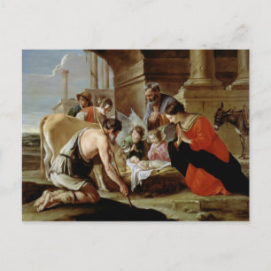 Carte Postale L'adoration des bergers, c.1638