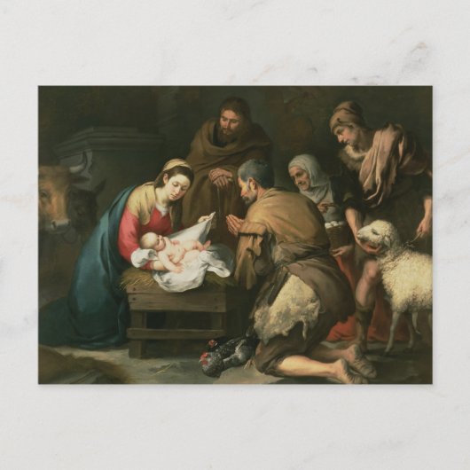 Carte Postale L'adoration des bergers, c.1650 (Devant)