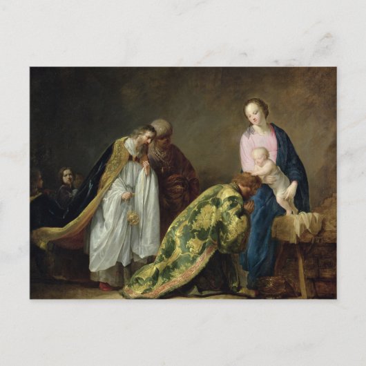 Carte Postale L'Adoration des Mages, 1638 (Devant)