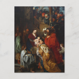Carte Postale L'Adoration des Mages par Peter Paul Rubens