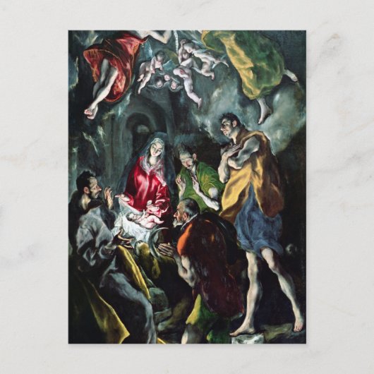 Carte Postale L'Adoration des Shepherds (Devant)