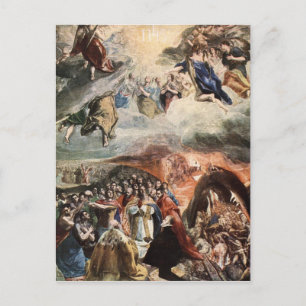 Carte Postale L'Adoration du Nom de Jésus par El Greco