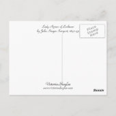 Carte Postale Lady Agnew de Lochnaw (Dos)