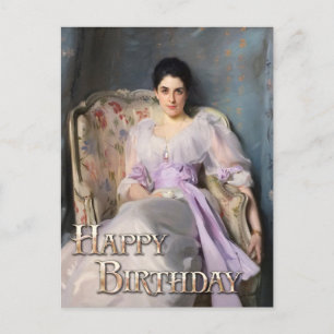 Carte Postale Lady Agnew de Lochnaw 1864 Joyeux Anniversaire