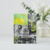 Carte Postale Lady and the Doctors Mixed Media Collage (Debout devant)