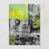 Carte Postale Lady and the Doctors Mixed Media Collage (Devant)