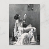 Carte Postale Lady aux perles (Devant)