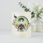 Carte postale Lady Blue (Debout devant)
