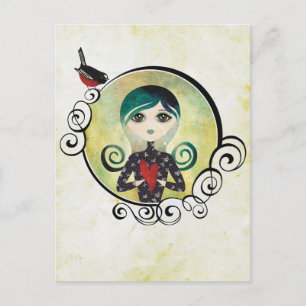 Carte postale Lady Blue