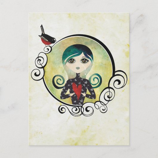 Carte postale Lady Blue (Devant)