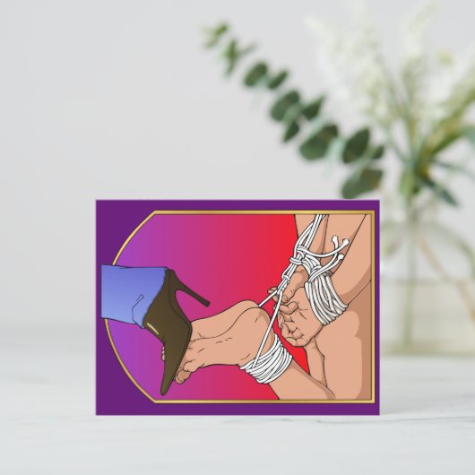 Carte postale Lady Boot (Debout devant)