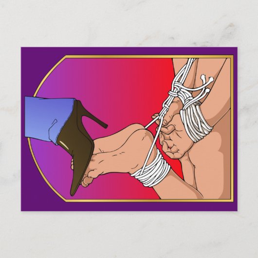 Carte postale Lady Boot (Devant)