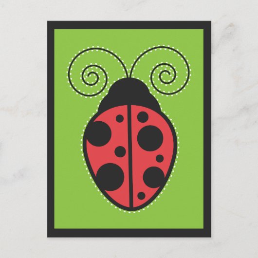 Carte Postale Lady Bug (Devant)