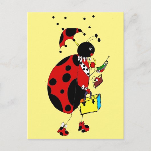Carte Postale Lady Bug (Devant)