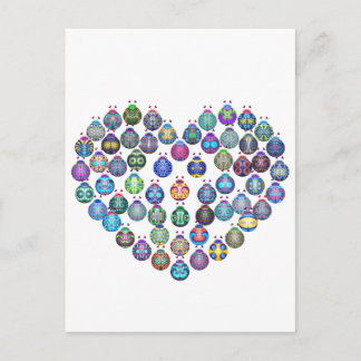 Carte Postale Lady Bug Heart