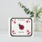Carte Postale Lady Bug Love (Debout devant)