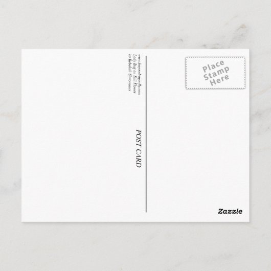 Carte Postale Lady Bug sur Dill Flower avec Dew (Dos)