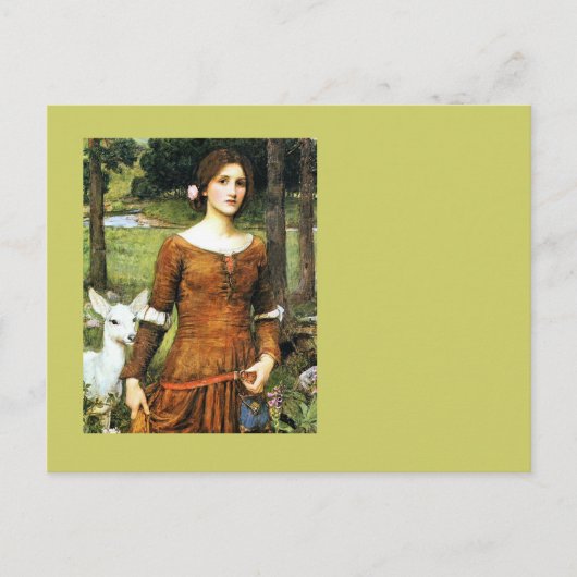 Carte Postale Lady Clare et la Faune (Devant)