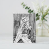 Carte postale Lady de schéma (Debout devant)