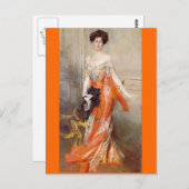 Carte Postale Lady Decides - Boldini (Devant / Derrière)