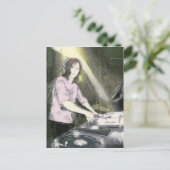 Carte Postale Lady DJ (Debout devant)
