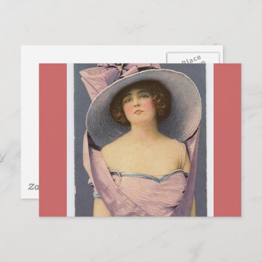 Carte Postale lady fairy (Devant / Derrière)