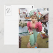 Carte Postale Lady Figurine (Devant / Derrière)