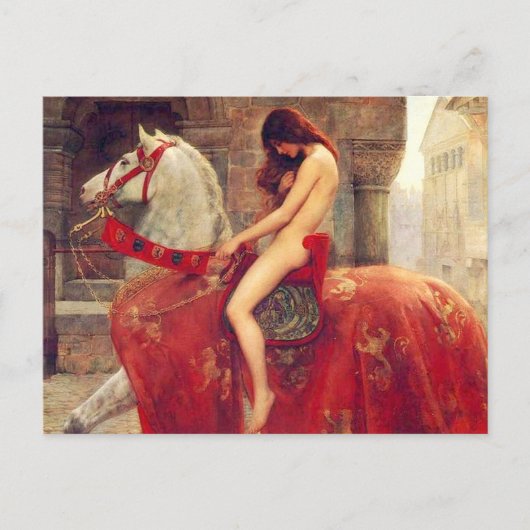 Carte postale Lady Godiva (Devant)