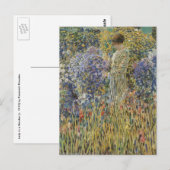 Carte Postale Lady in a Garden par Frederick Frieseke, Art (Devant / Derrière)
