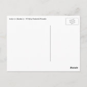 Carte Postale Lady in a Garden par Frederick Frieseke, Art (Dos)