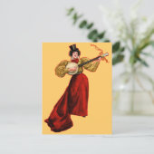 Carte postale Lady In Red (Debout devant)