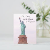 Carte Postale Lady Liberty (Debout devant)