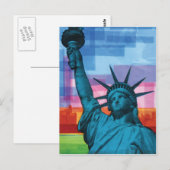 Carte Postale Lady Liberty (Devant / Derrière)