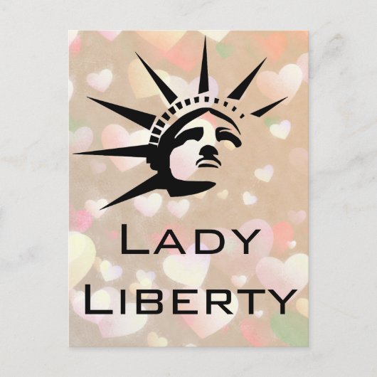 Carte Postale Lady Liberty (Devant)