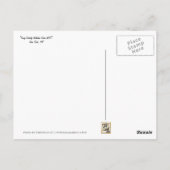 Carte Postale Lady Liberty Surveille NYC (Version Art) (Dos)