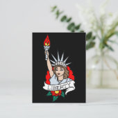 Carte Postale Lady Liberty Tattoo (Debout devant)