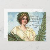 Carte Postale Lady Liberty Wreath Memorial Day (Devant / Derrière)