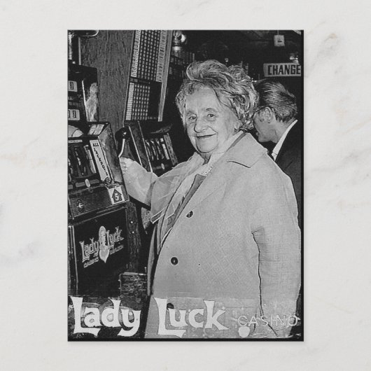 Carte Postale Lady Luck (Devant)