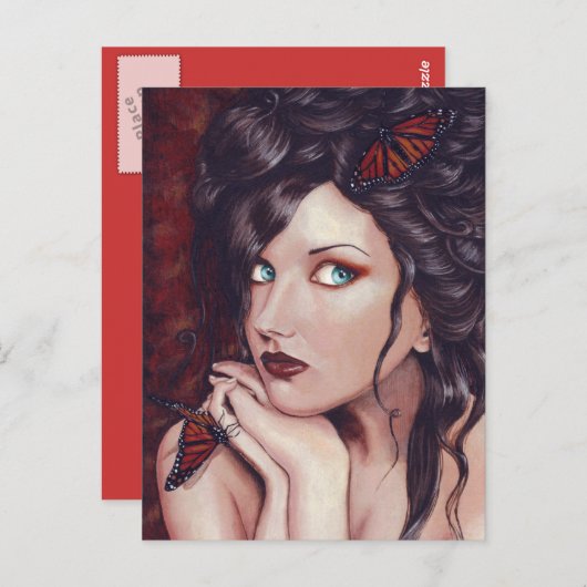 Carte postale Lady Monarch (Devant / Derrière)