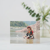Carte Postale Lady Padaung (Debout devant)