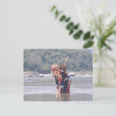 Carte Postale Lady Padaung (Debout devant)