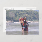 Carte Postale Lady Padaung (Devant / Derrière)