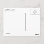 Carte Postale Lady Padaung (Dos)