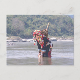 Carte Postale Lady Padaung