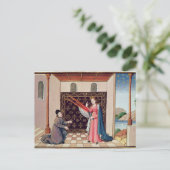 Carte Postale Lady Philosophie offre aux ailes de Boethius (Debout devant)